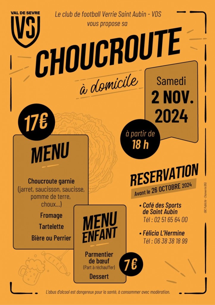 Affiche Choucroute